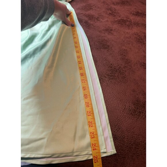 Rare Michael Costello X Revolve XXS Porter Dress Mint Ombre Cowl Neck Maxi Dress - Picture 12 of 12